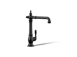 Single-handle kitchen sink faucet