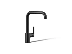 Single-handle kitchen sink faucet