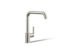 Single-handle kitchen sink faucet
