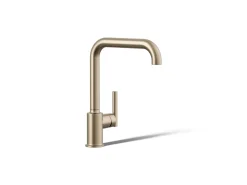 Single-handle kitchen sink faucet
