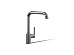 Single-handle kitchen sink faucet