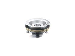 Sink drain and strainer basket, less tailpiece