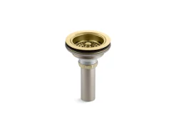 Sink drain and strainer with tailpiece