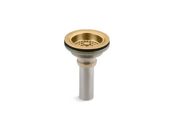 Sink drain and strainer with tailpiece