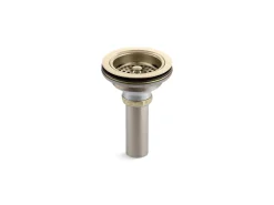 Sink drain and strainer with tailpiece