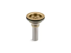 Sink drain and strainer with tailpiece