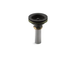Sink drain and strainer with tailpiece