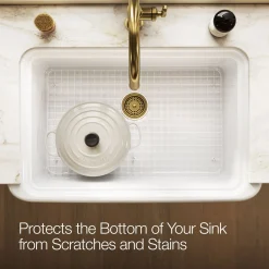 Sink rack for Audrine farmhouse kitchen sink