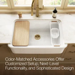 Sink rack for Audrine farmhouse kitchen sink