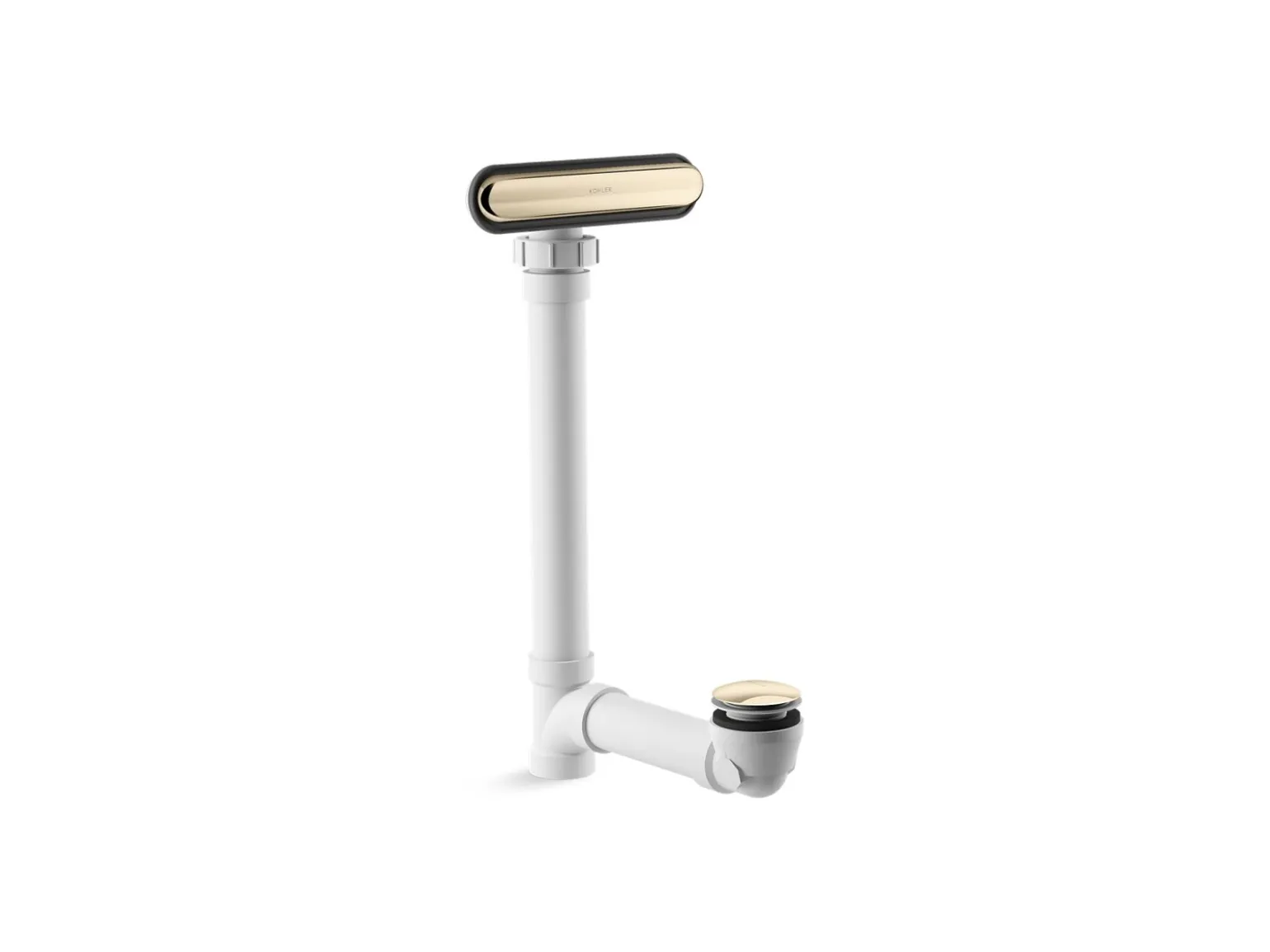 Slotted overflow bath drain