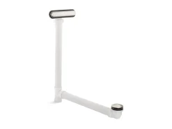 Slotted overflow bath drain