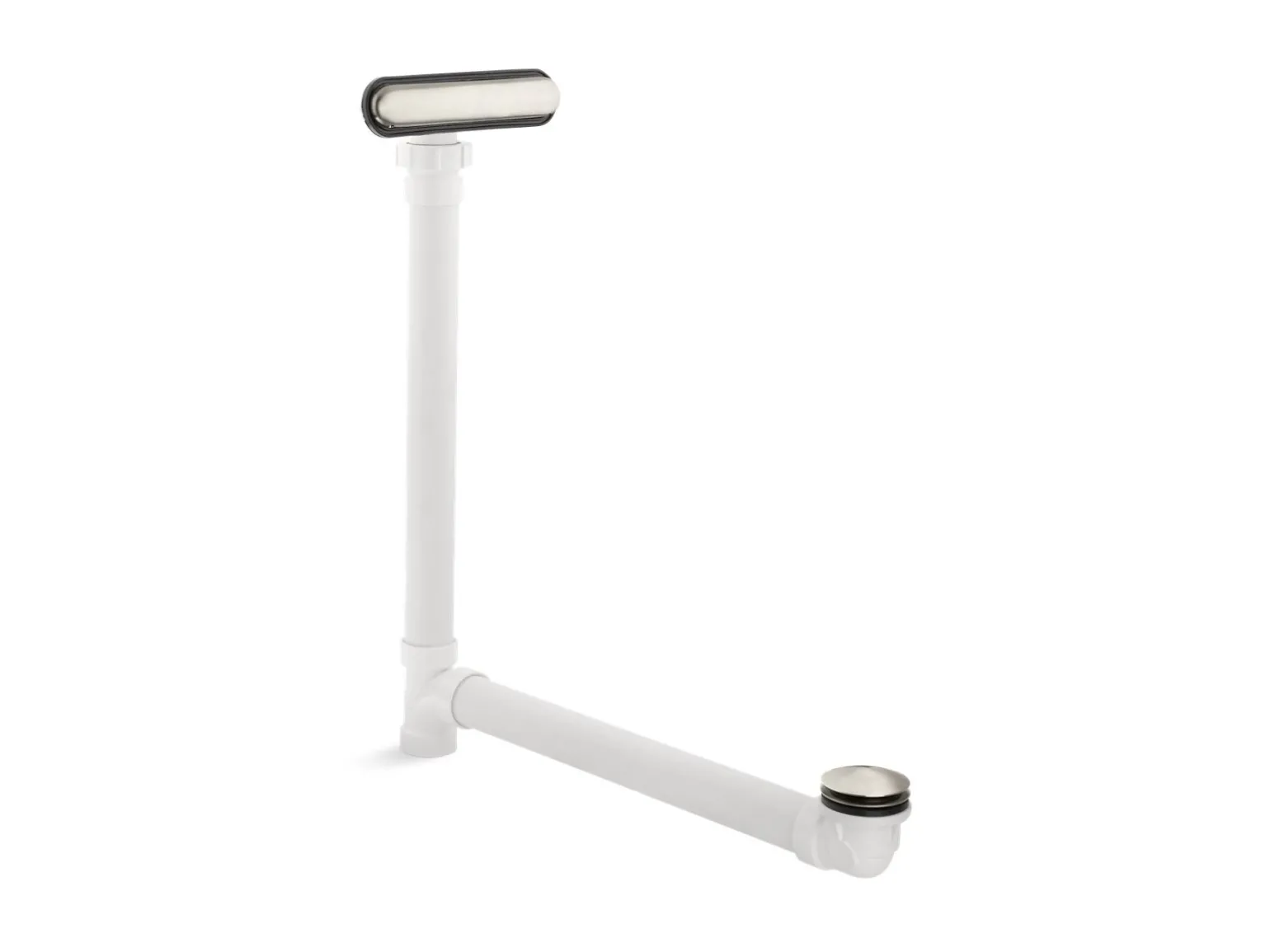 Slotted overflow bath drain