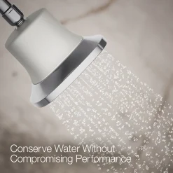 Square single-function filtered showerhead, 1.75 gpm