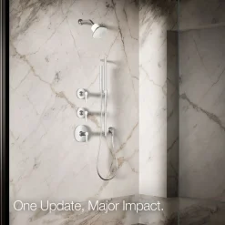Square single-function filtered showerhead, 1.75 gpm