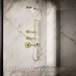 Square single-function filtered showerhead, 1.75 gpm