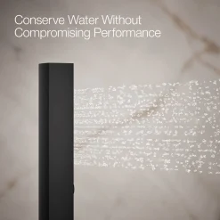 Square two-function handshower, 2.5 gpm