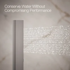 Square two-function handshower, 2.5 gpm