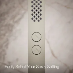 Square two-function handshower, 2.5 gpm