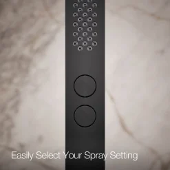Square two-function handshower, 2.5 gpm