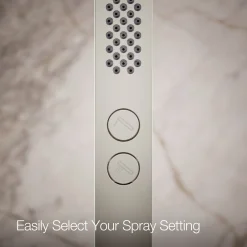 Square two-function handshower, 2.5 gpm