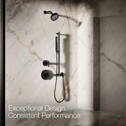 Square two-function handshower, 2.5 gpm