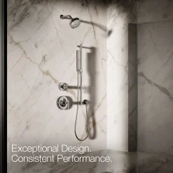 Square two-function handshower, 2.5 gpm