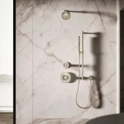Square two-function handshower, 2.5 gpm