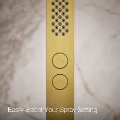Square two-function handshower, 1.75 gpm