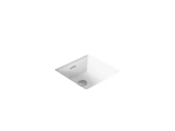 16-1/4" square undermount bathroom sink