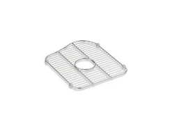 Stainless steel large sink rack, 13-1/4" x 15-7/8", for right-hand bowl