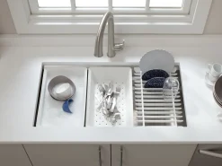 Stainless steel sink rack