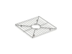 Stainless steel sink rack, 13-3/16" x 13-3/16", for kitchen and bar sinks