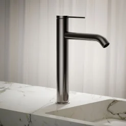 Tall single-handle bathroom sink faucet, 1.2 gpm