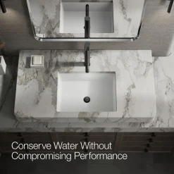 Tall single-handle bathroom sink faucet, 1.2 gpm
