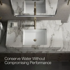 Tall single-handle bathroom sink faucet, 1.2 gpm
