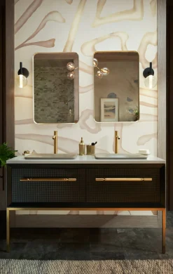 Tall single-handle bathroom sink faucet, 1.2 gpm