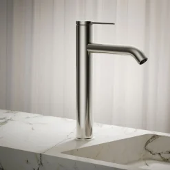 Tall single-handle bathroom sink faucet, 1.2 gpm