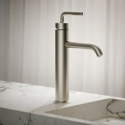 Tall single-handle bathroom sink faucet with Lever handle, 1.2 gpm