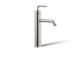 Tall single-handle bathroom sink faucet with Lever handle, 1.2 gpm