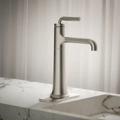 Tall single-handle bathroom sink faucet, 1.2 gpm