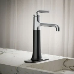 Tall single-handle bathroom sink faucet, 1.2 gpm