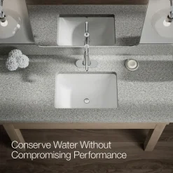 Tall single-handle bathroom sink faucet, 1.2 gpm