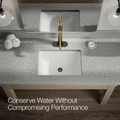 Tall single-handle bathroom sink faucet, 1.2 gpm