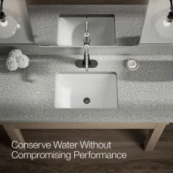 Tall single-handle bathroom sink faucet, 1.2 gpm