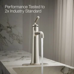 Tall single-handle bathroom sink faucet, 1.2 gpm