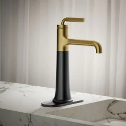 Tall single-handle bathroom sink faucet, 1.2 gpm