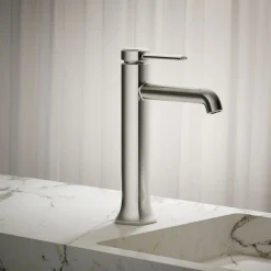 Tall single-handle bathroom sink faucet, 1.2 gpm