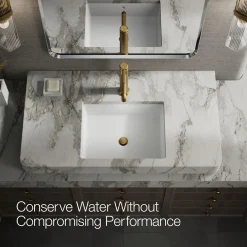 Tall single-handle bathroom sink faucet, 1.2 gpm