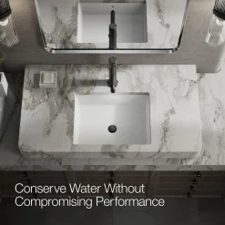 Tall single-handle bathroom sink faucet, 1.2 gpm