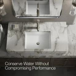 Tall single-handle bathroom sink faucet, 1.2 gpm